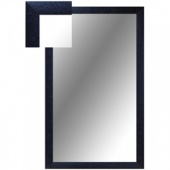 Зеркало SD I_Зеркало настенное 1801 ЧШ-1 черный шелк