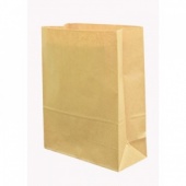Пакеты из крафт-бумаги (без ручек,цвет натур. крафт 18+12x29, 78 г/м2)