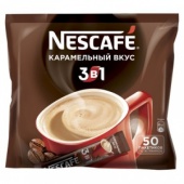 Кофе Nescafe 3 в 1 Карамель раств. 50штx16г