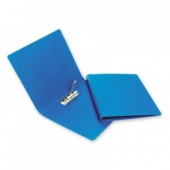 Папка с зажимом BANTEX 3301-01 синяя, картон