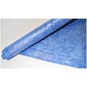 Скатерть бумажная Vitto Prestige 1,2*7 м синяя рулон с полимер.покр