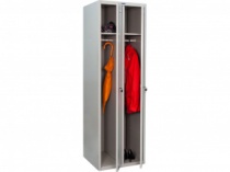 Шкаф для раздевалок металлический (локер) ПРАКТИК LS-21 Размеры внешние, мм (ВхШхГ): 1830x575x500