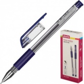 Ручка гелевая Attache Gelios-030 синий стерж, игольчатый, 0,5мм