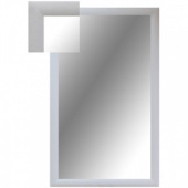 Зеркало SD I_Зеркало настенное 1801 БШ-1 белый шелк