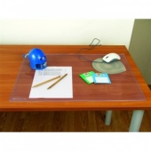 Коврик на стол Bantex, 49х65 см, ПВХ, антибликовый, прозрачный 
