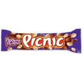 Шоколадный батончик "Picnic",  38 гр.