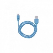Кабель MicroUSB to USB Super Link Rainbow M Blue, 1 м