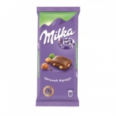 Шоколад "Milka" молочный с целым фундуком 90 гр.