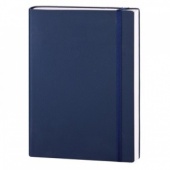 Ежедневник недат, синий,интегр.с рез,140х200,160л,Bland&Skin AZ357/blue