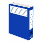 Короб архивный синий ATTACHE (гофрокартон), упаковка 5 шт.