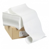 Перфорированная бумага 420мм (1-сл.,шаг12",бел.90%,НП, Эконом) 2000л/уп