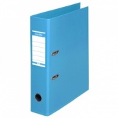 Папка-регистратор Bantex 1451, 50 мм, двухсторонние покрытие ПВХ, карман, небесно-голубой