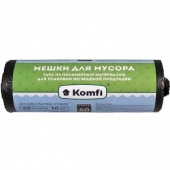Пакет мусорный ПНД 60л, повышенной прочности (30шт/рул, 20рул/кор) Komfi