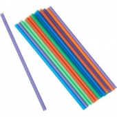 Трубочки для коктейля ГОРНИЦА прямая, цветная, 8мм 24см 250 шт. 401-483