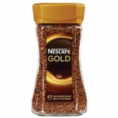 Кофе Nescafe "Gold" растворимый, сублимированный, 95 г, стекло