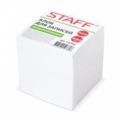 Блок-кубик запасной, 9х9х9 см, "STAFF", белый 