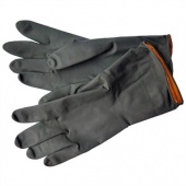 Перчатки КЩС - тип2, - материал: натуральный двухслойный каучук, - внутреннее покрытие: дополнительный защитный слой Silver (хлопковое напыление), для
