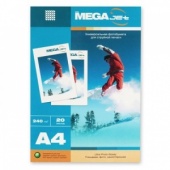Бумага для струйной печати Megajet, А4, 240 г, ULTRA PHOTO, глянц, 20л/пач