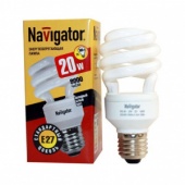 Лампа энергосберегающая 20W NCL-SF10-20-840-E27 4200 D50x115 спираль Navigator 94295