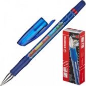 Ручка шариковая Stabilo "Exam Grade" 588/41, 0,4 мм, с держателем, цв. корпус, синий