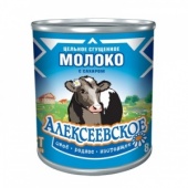 Молоко сгущенное с сахаром "Алексеевское" ж/б, 8,5% 380 гр. ГОСТ