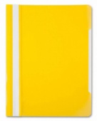 Папка-скоросшиватель с прозрачным листом Бюрократ PS20yel, A4, желтый