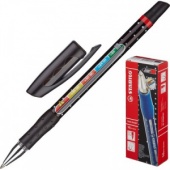 Ручка шариковая Stabilo "Exam Grade" 588/46, 0,4 мм, с держателем, цв. корпус, черный