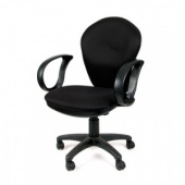 Кресло CH 687AXSN, ткань черная, пластик черный