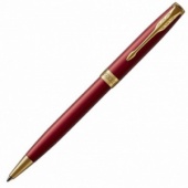 Ручка шариковая PARKER Sonnet Lacquer Intense Red GT черный 1931476 Франция