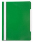 Папка-скоросшиватель с прозрачным листом Бюрократ PS20grn, A4, зеленый