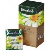 Чай GREENFIELD "Rich Camomile", ромашковый, травяной, 25 пак./пач.