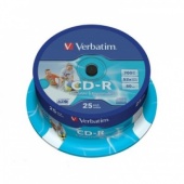 Диск CD-R VERBATIM 700MB 52x CB/25 43439 Print