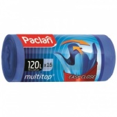 Пакеты для мусора Paclan MULTI-TOP 120л 15шт/уп., 25 мкм с завязками