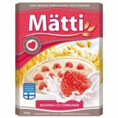 Каша Matti Малина со сливками 6шт*40г