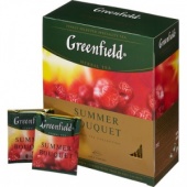 Чай GREENFIELD "Summer Bouquet", травяной, 100 пак./уп.