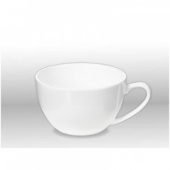 Чашка для чая, Wilmax белая, фарфоровая 250 мл WL-993000 - A