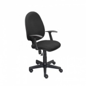 Кресло UP_EChair 325 PC ткань черная С11, пластик