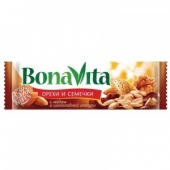Батончик ореховый Bona Vita с семечками, орехами и медом 35 гр