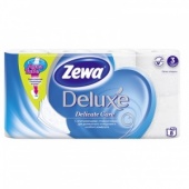 Бумага туалетная ZEWA Deluxe 3-сл.белая 5366 8рул./уп.