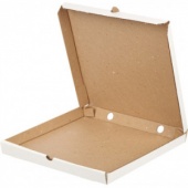Короб картонный для пиццы 350х350х40мм Т-23 беленый 10шт/уп