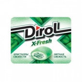 Жевательная резинка DIROL X-Fresh Мятная свежесть 18г