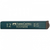 Грифель 0,5 мм Faber-Castell, НВ, полимерный (12 шт./уп.)