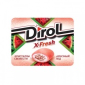 Жевательная резинка DIROL X-Fresh Арбузный лед 18г