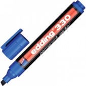 Маркер перманентный Edding Е-330/3, 1-5 мм, клиновидный, синий